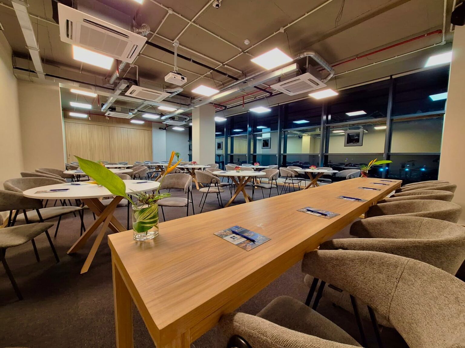 Professional and modern office spaces and premium residences at The Docks, offering flexible work environments and luxurious living in Port Louis and Ebene.